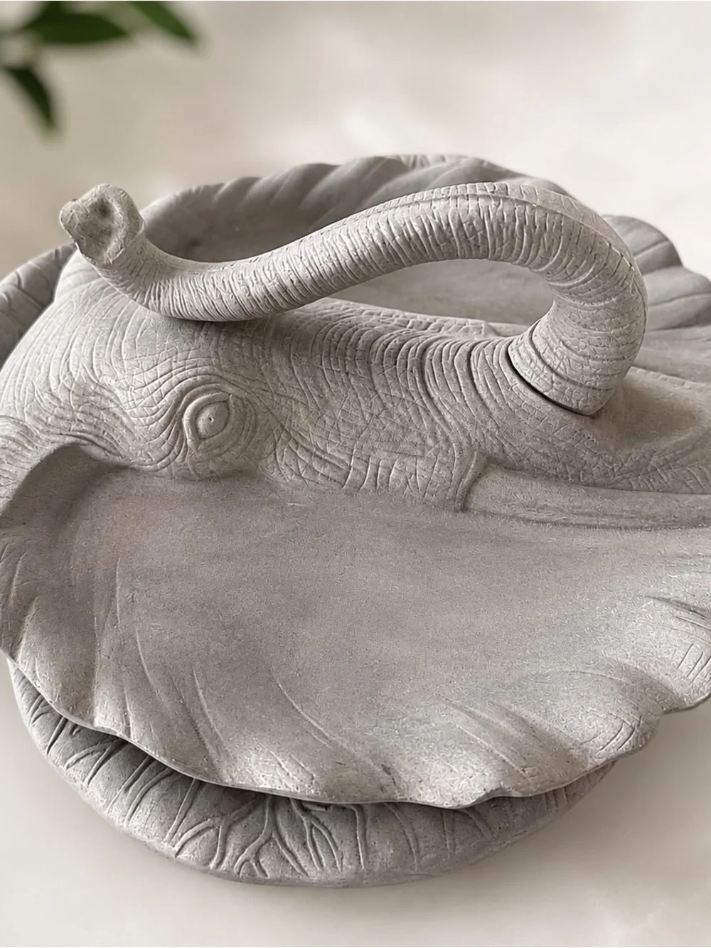 Arthur Court Elephant Covered Cast Aluminum Bowl 1979 Vintage Rare